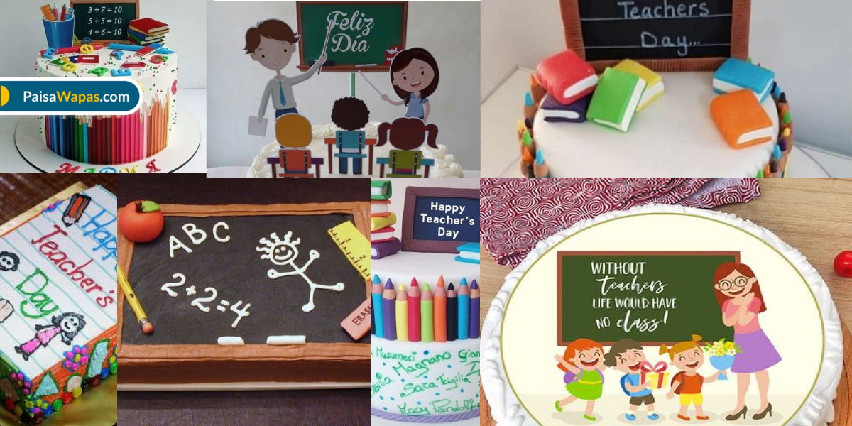 Teachers Day Cake Design