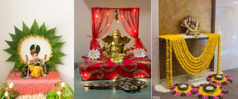 Minimalist and Elegant Ganapati Decoration Ideas at Home