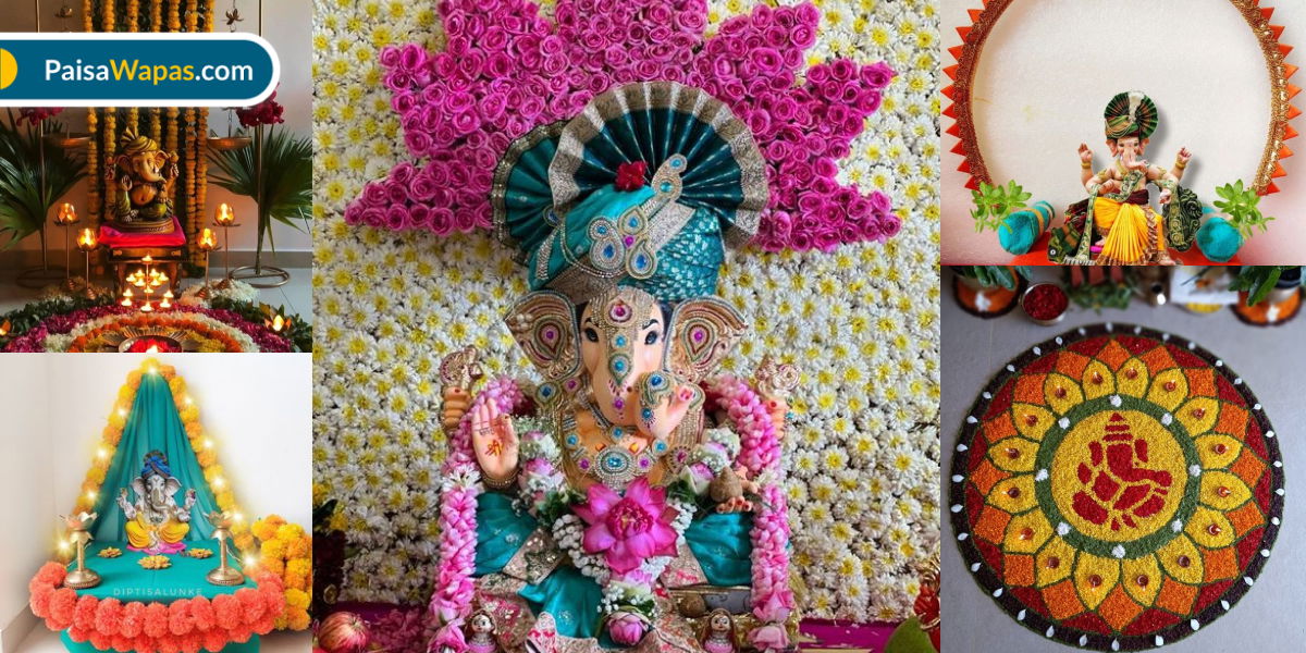 Ganesh Chaturthi Decoration ideas