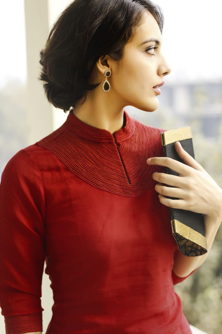 Round Neck design | kurti neck designs