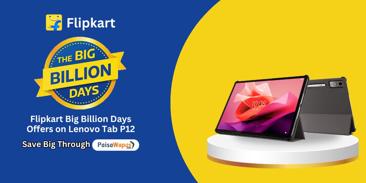 flipkart bbd offers on lenovo tab p12