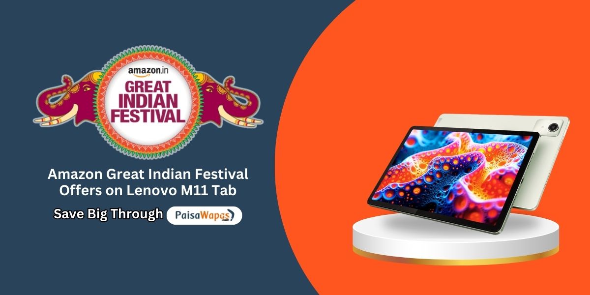 Amazon Great Indian Festival offers on Lenovo M11 Tab