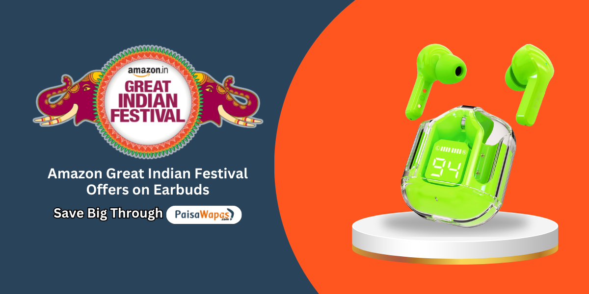 Amazon Great Indian Festival offers on earbuds