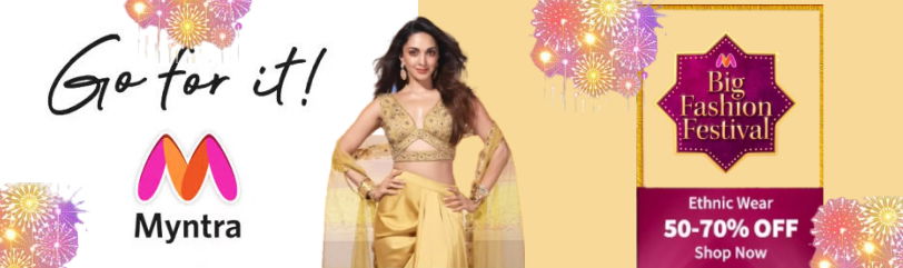 Myntra Big Fashion Festival Offers on Ethnic Wear