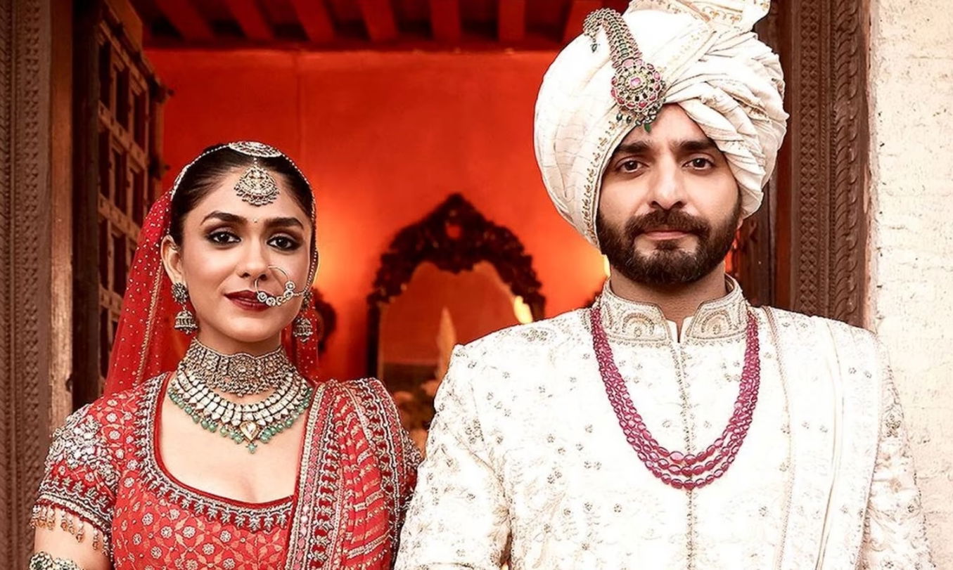 mrunal_thakur with husband