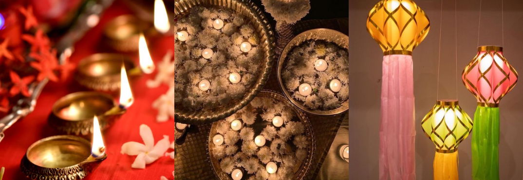 Diwali Diya & Lanterns Decoration