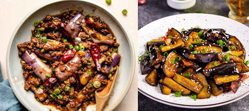 Eggplant in Garlic Sauce
