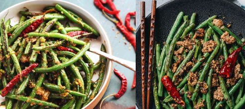 Sichuan Dry-Fried Green Beans