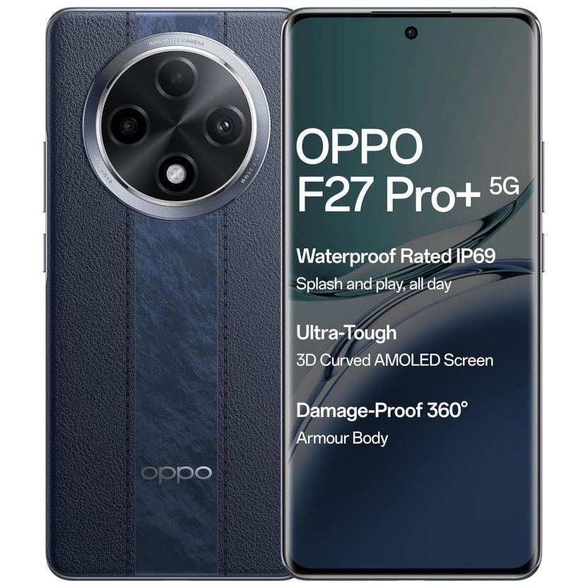 14% OFF on Oppo F27 Pro+ 5G (Midnight Navy, 8GB RAM, 256GB Storage) 14% OFF on Oppo F27 Pro+ 5G (Midnight Navy, 8GB RAM, 256GB Storage)