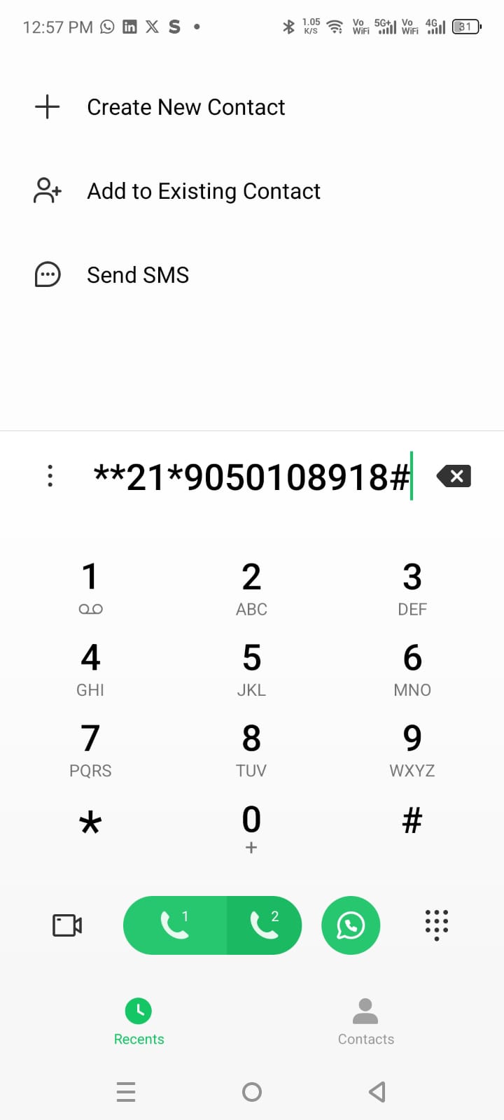 Airtel call forwarding using Codes 