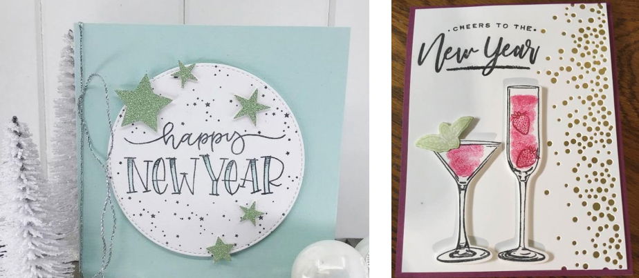 Happy New Year Handmade Greeting Card Ideas