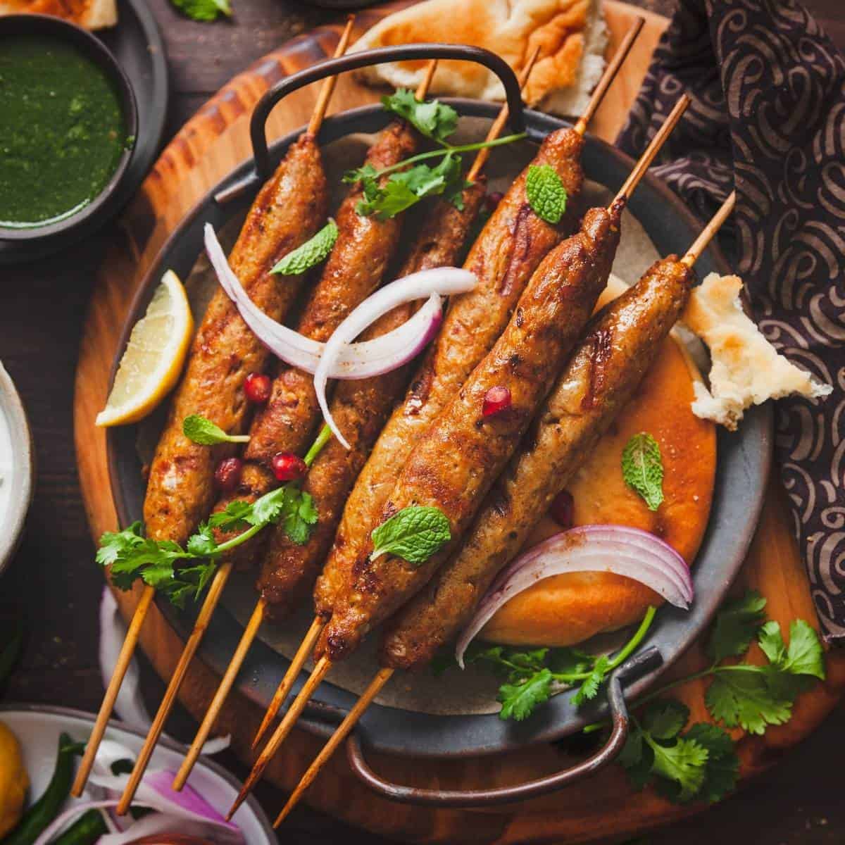 Tandoori Seekh Kebabs
