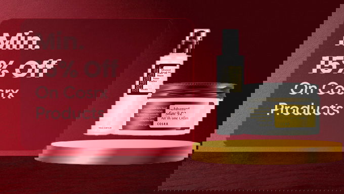Min 15% Off Cosrx Products Starting From Starting From Rs.238