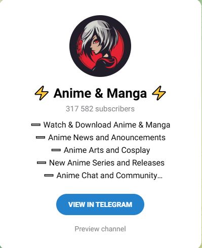 anime and manga