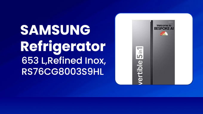 SAMSUNG 653 L Refrigerator Refined Inox, RS76CG8003S9HL
