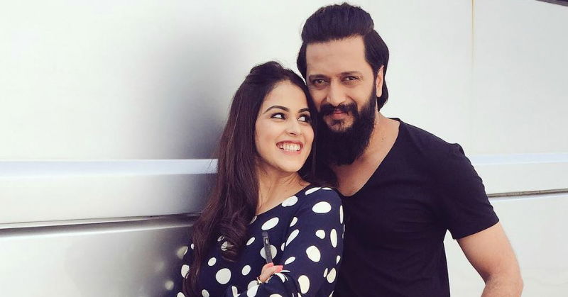 Riteish Deshmukh and Genelia