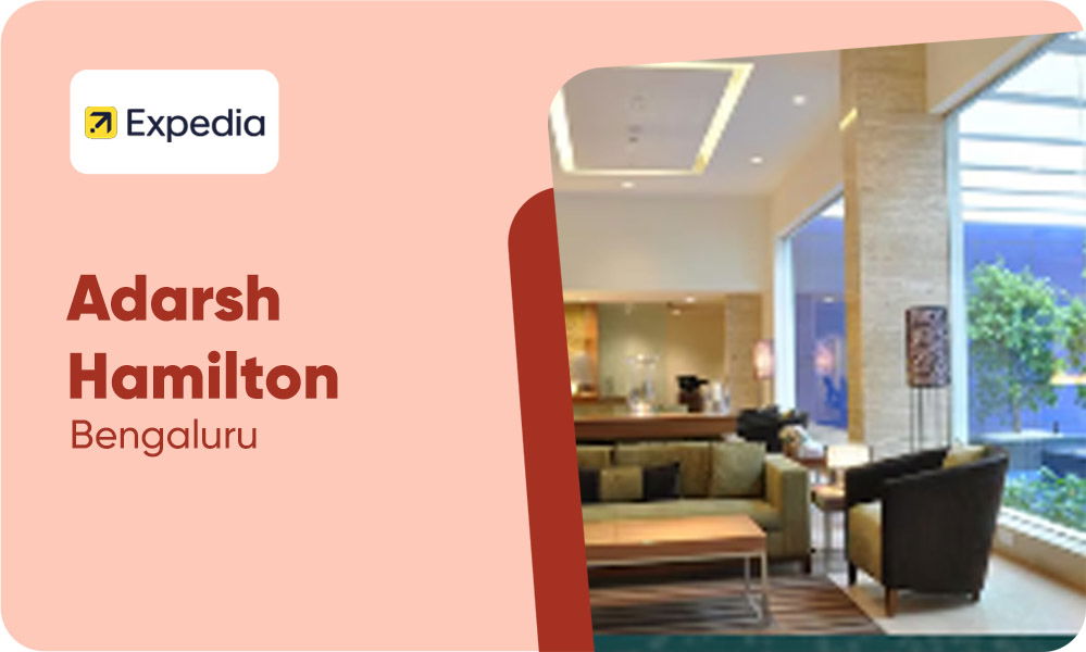 Adarsh Hamilton Bangalore - Flat 20% Off On Room Booking Starting From Rs.6000 Only
