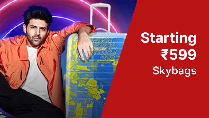 Bags Starting At Rs.599 On Skybags