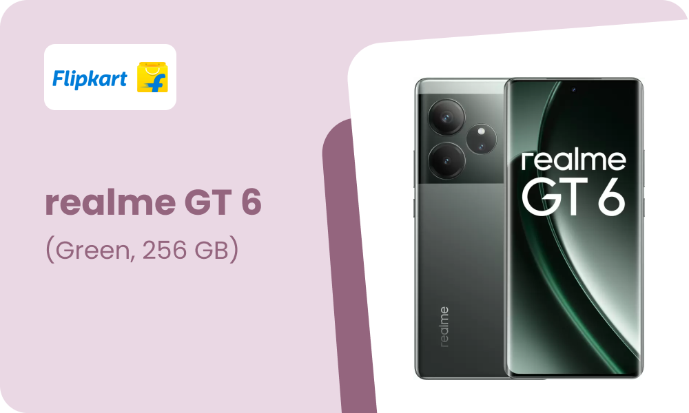 Buy realme GT 6 (Green, 256 GB) (8 GB RAM)