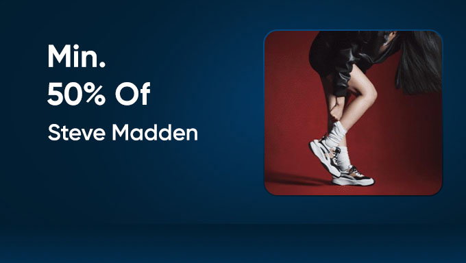 Steve Madden | Minimum 50% Off on Footwear, Bags & More