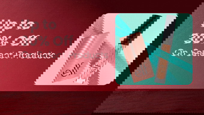 Upto 30% Off On E.l.f. Cosmetics