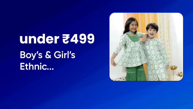 Ethnic Wear For Kids Under Rs.499