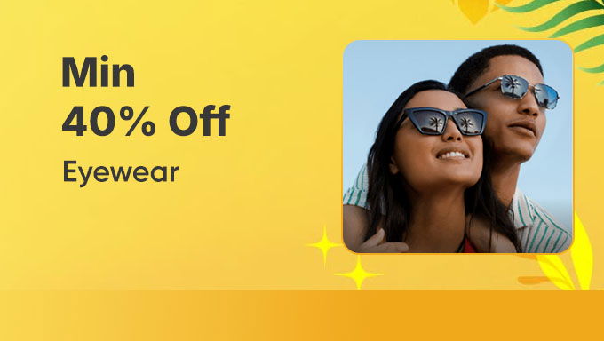 Min 40% Off On Eyewear