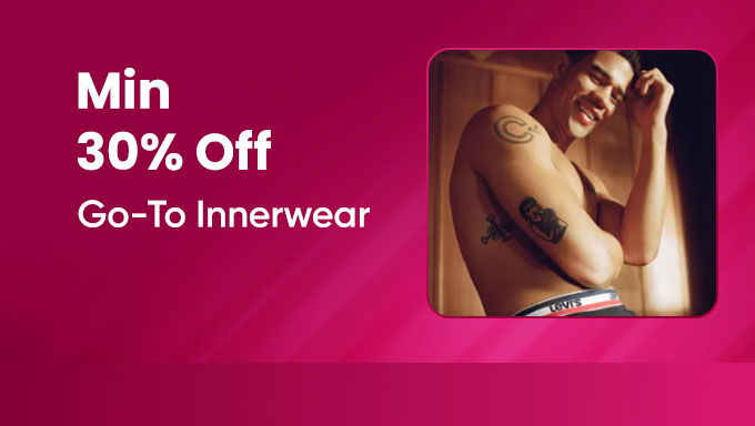 Min 30% Off On Innerwear