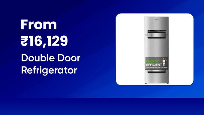 Good Deal | Double Door Refrigerator Starting From Rs.16129