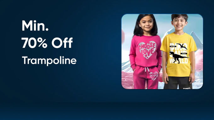 Min 70% Off On TRAMPOLINE
