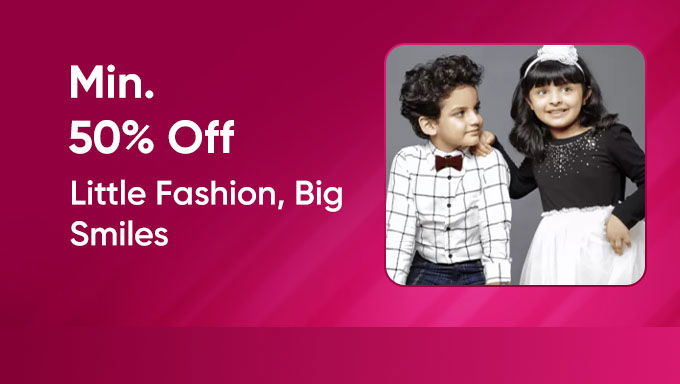 Min 50% Off On Stylishwear For Kids