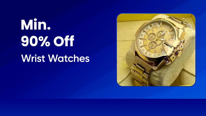 Min 90% Off On Wrist Watches