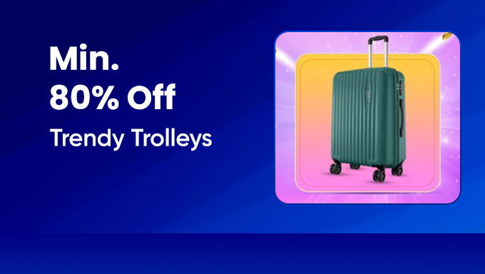 Trolley Bags | Min. 80% Off | Flipkart Travel Sale