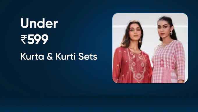 Avaasa & Fusion | Kurta & Kurti Sets | Under ₹599