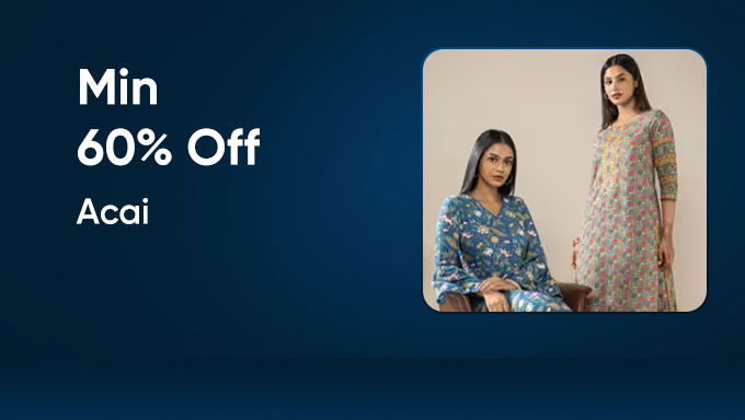Acai | Ethnic Elegance | Min. 60% OFF