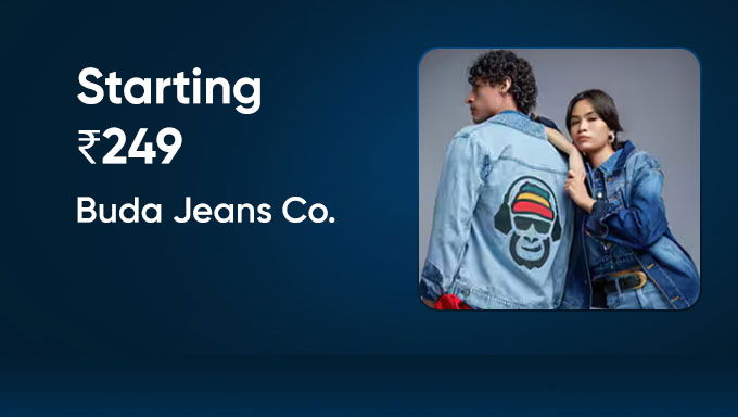 BUDA Jeans Co. | Launch Offer | Starting at ₹249