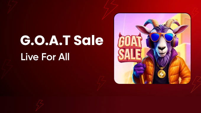 Flipkart GOAT Sale| Up to 80% OFF on Fashion, Electronics, Home & More