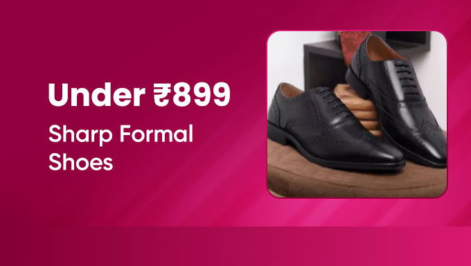 Stylish Formal Shoes Under ₹901!