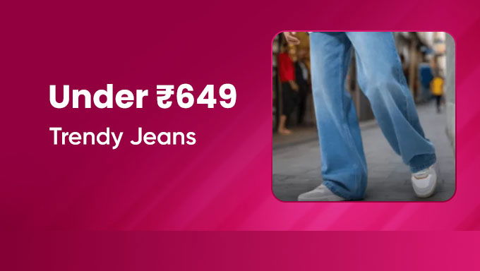 Trendy Men's Jeans Under ₹651!