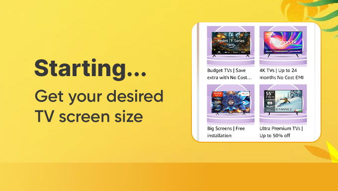 TV Sale Live on Amazon