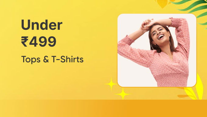 Tops & T-Shirts Under ₹499 | Trendy Styles