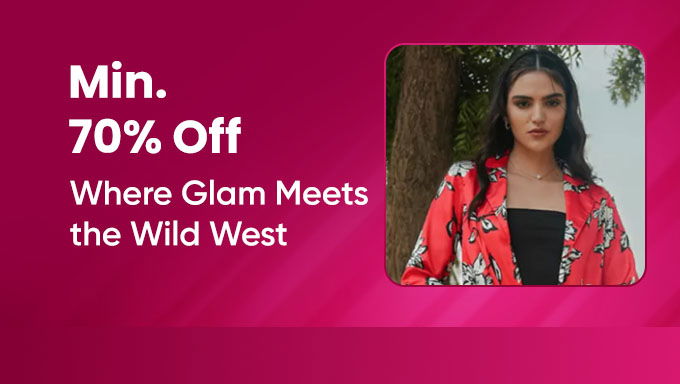 Up to 70% OFF on Women’s Western Wear!