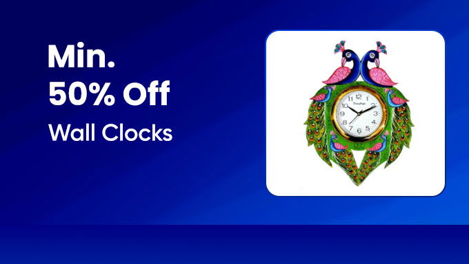 Wall Clocks | Minimum 50% Off | Timeless Decor Deals Ask ChatGPT