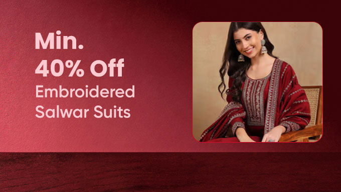 Embroidered Salwar Suits | Traditional Elegance Redefined