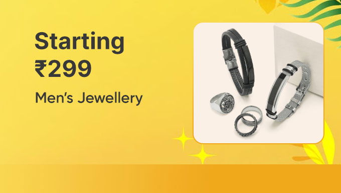 Men’s Jewellery | Starting at ₹299 | Stylish Rings & Bracelets