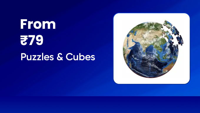Puzzles & Cubes | Starting from ₹79 | Fun for All Ages