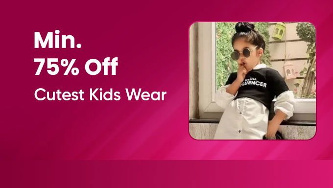 Cutest Kids Wear | Minimum 75% Off | Trendy Looks for Little Stars 