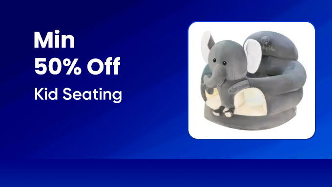 Adorable Kid Seating | Plush Elephant Sofa 