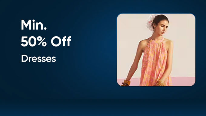 Stylish Dresses | Label Ritu Kumar, AUSK & More | Minimum 50% OFF