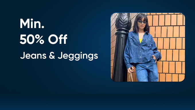 Jeans & Jeggings | Levi’s, ONLY & More | Minimum 50% OFF